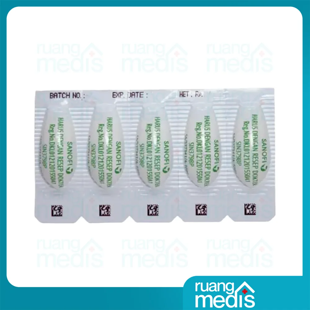 Foto FLAGYSTATIN Aventis OVULA 500 MG 3