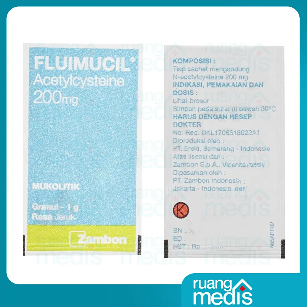 Foto FLUIMUCIL GRANUL 200 MG 3