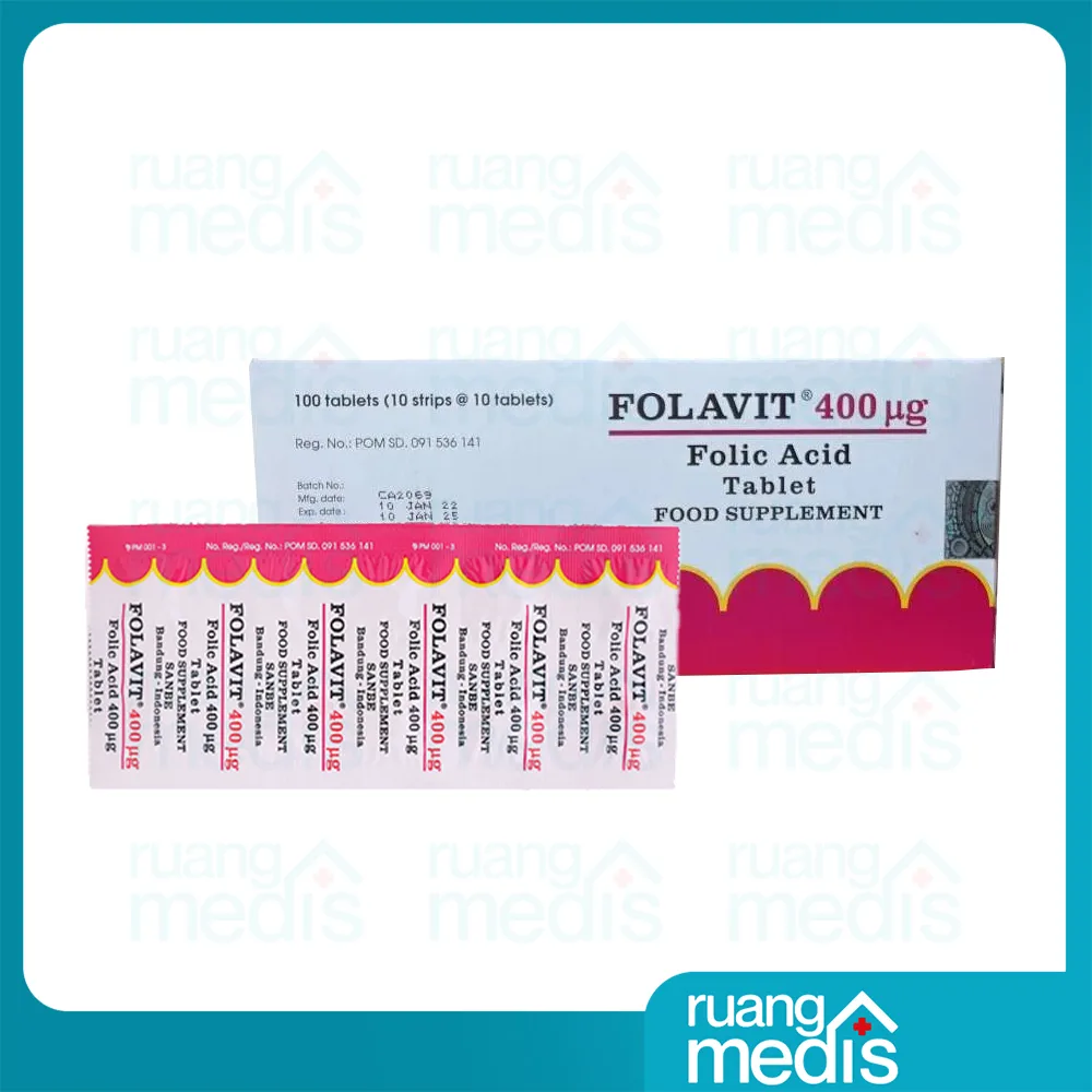 Foto FOLAVIT 400 MCG TAB SANBE 4