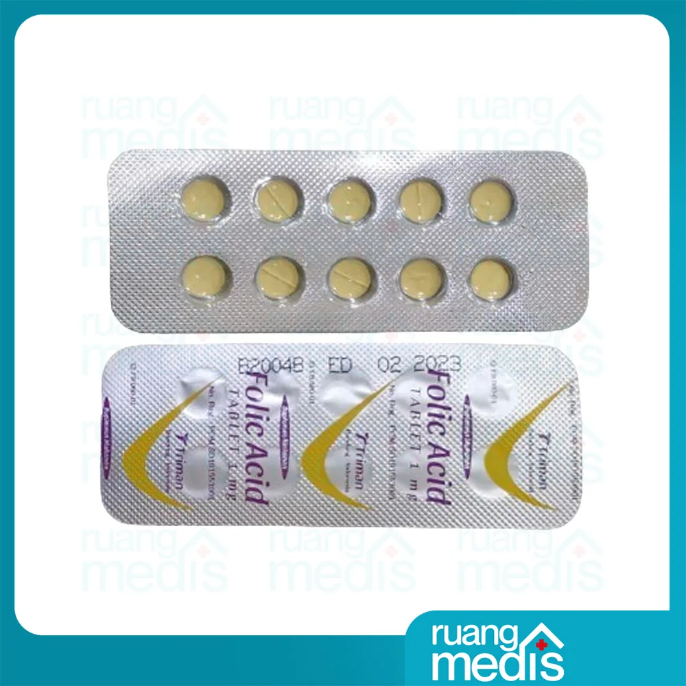 Foto FOLIC ACID 1 MG TRIMAN 3