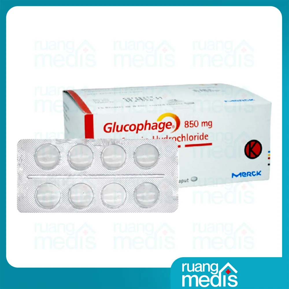 GLUCOPHAGE 850 MG