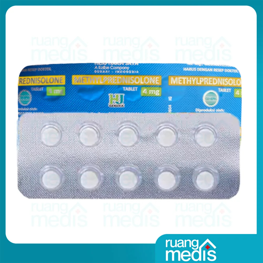 Foto METHYLPREDNISOLONE 4 MG HXP TAB 3