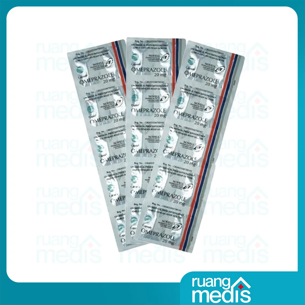 Foto OMEPRAZOLE 20 MG NOVELL KAPS 3