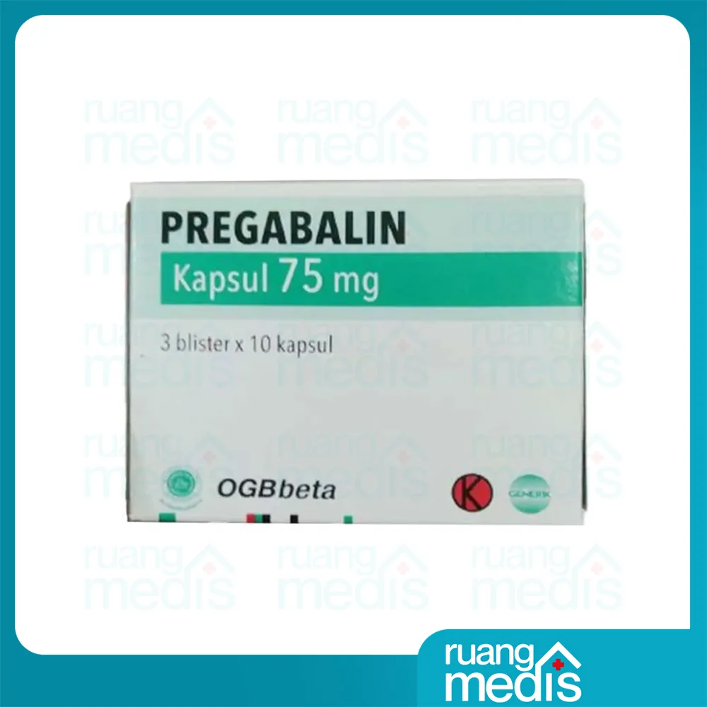 Foto PREGABALIN 75 MG OGB BETA PHARMA KAP 2