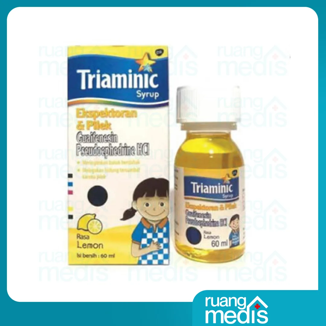TRIAMINIC EXP dan PILEK LEMON SYR @ 60 ML