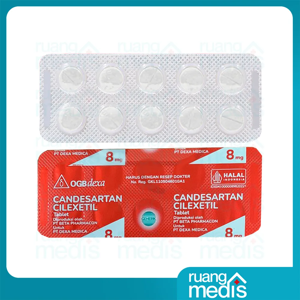 Foto CANDESARTAN CILEXETIL 8 MG TAB DEXA 4