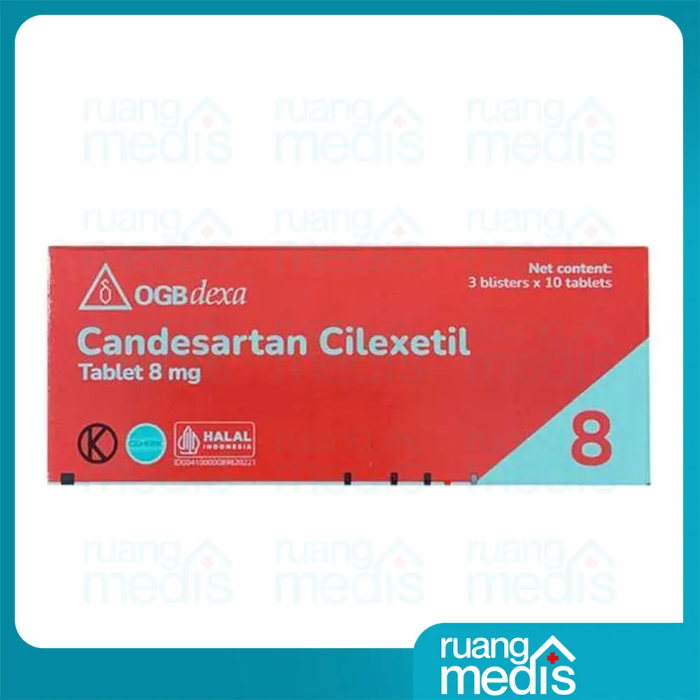 Foto CANDESARTAN CILEXETIL 8 MG TAB DEXA 3