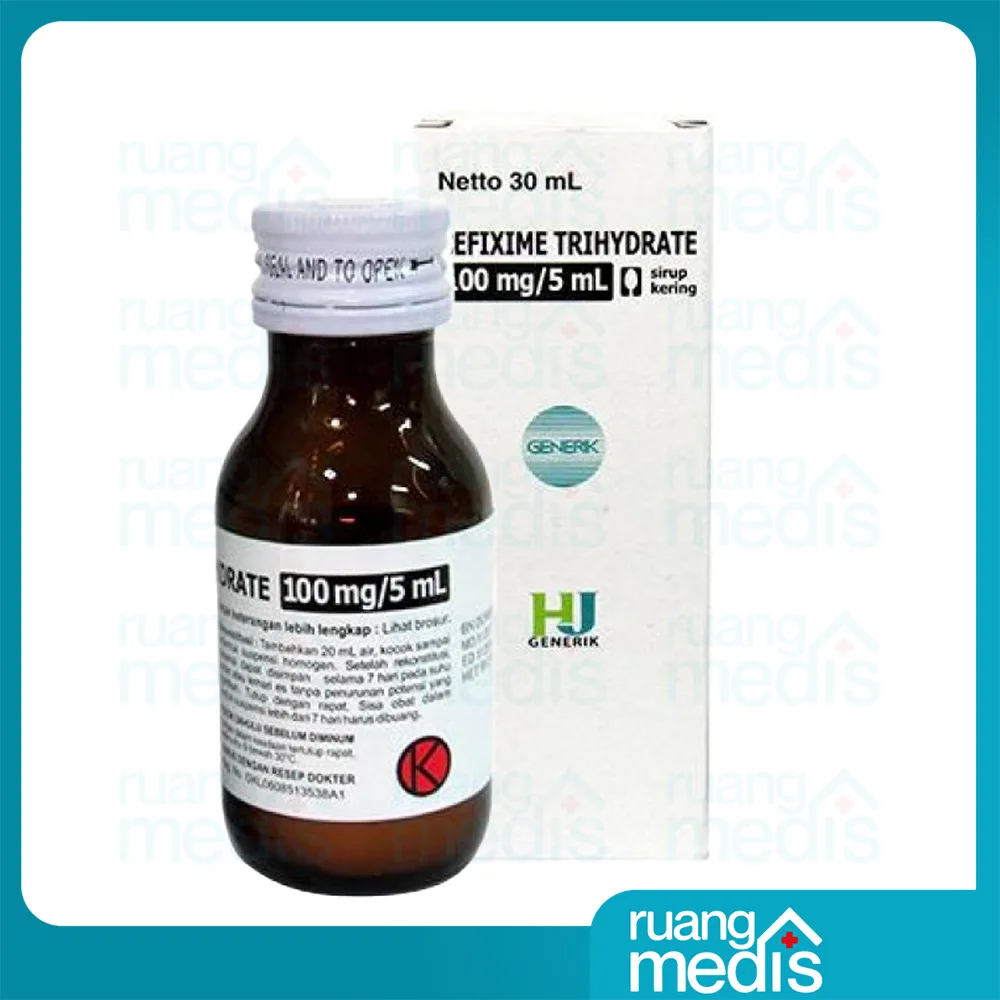 Foto CEFIXIME SYR 100 MG/5 ML @ 30 ML HXP 2