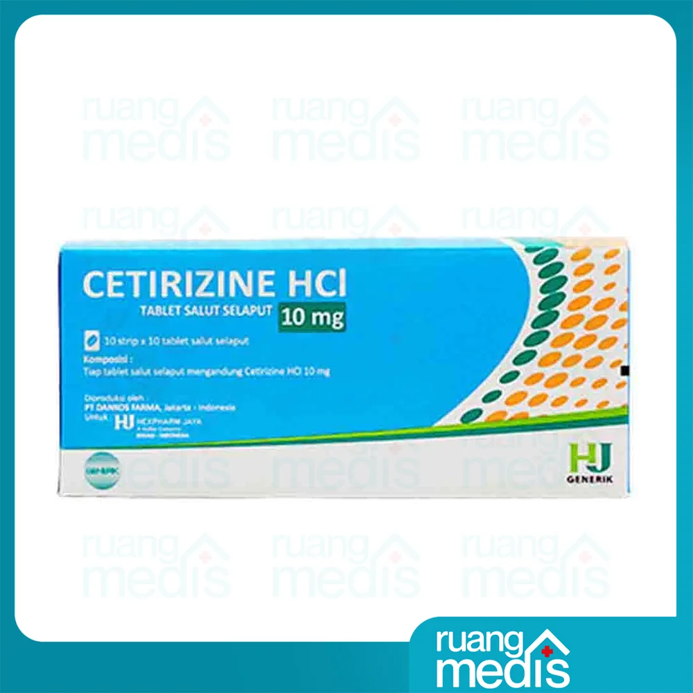 Foto CETIRIZINE HCl 10 MG HXP 3