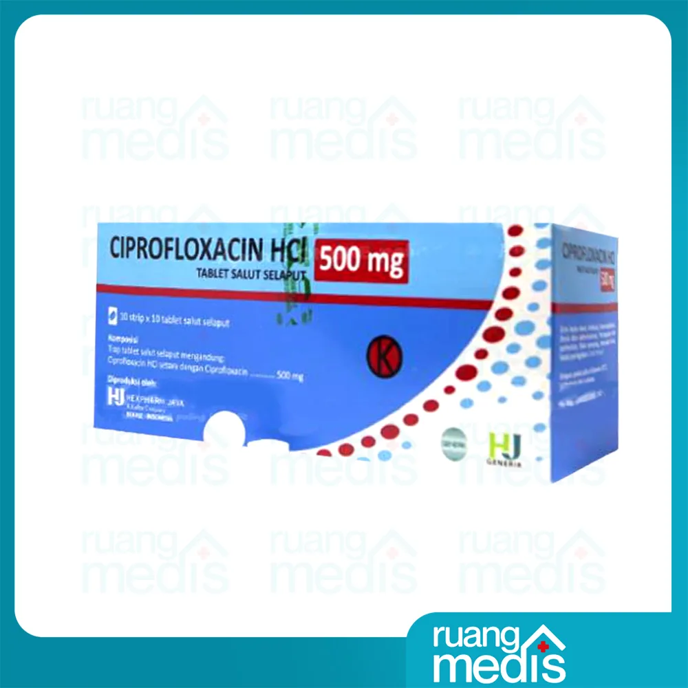 Foto CIPROFLOXACIN 500 MG TAB HXP 2
