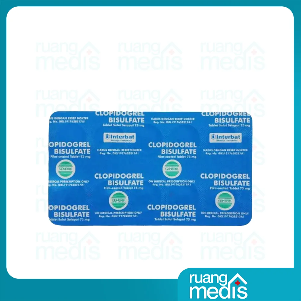 Foto CLOPIDOGREL Interbat 75 MG 3