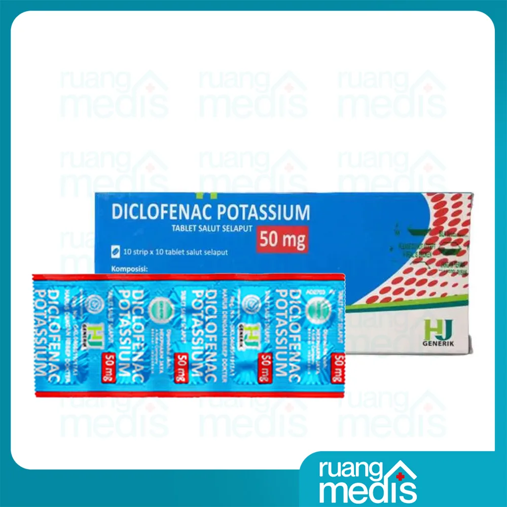 DICLOFENAC POTASSIUM HXP 50 MG TAB