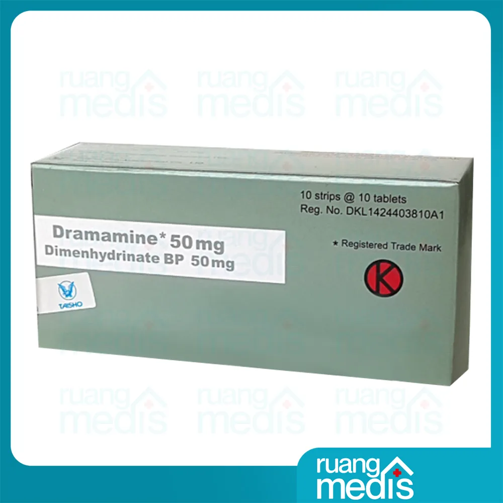 Foto DRAMAMINE 50 MG TAB TAISHO 2